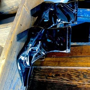 Zara patent by and new boots